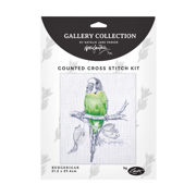 Natalie Jane Parker Counted Cross Stitch Kit 21 x 29.5cm - Budgerigar
