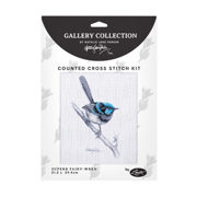 Natalie Jane Parker Counted Cross Stitch Kit 21 x 29.5cm - Superb Fairy-Wren