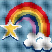 Tapestry Kit Mini 11 x 11cm - Rainbow