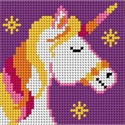 Tapestry Kit Mini 11 x 11cm - Unicorn