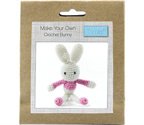 Trimits Make Tour Own Crochet Bunny - Pink