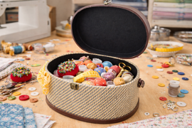 Victorian Herringbone Basket Cameo - Large