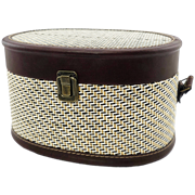 Victorian Herringbone Basket Cameo - Small