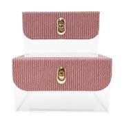 HORN Victorian Clearview Case Set - Rhubarb Pink