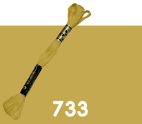 DMC Stranded Cotton 733