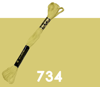 DMC Stranded Cotton 734