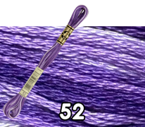 DMC Stranded Cotton 52 (Variegated)