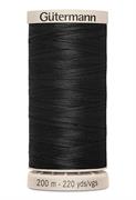 GUTERMANN - Thread Quilting 200M - Waxed - 5201 black