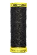 GUTERMANN - Thread Linen 50M - 7202 black