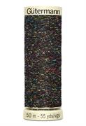 GUTERMANN - Thread Metallic 50M - 71 black multi
