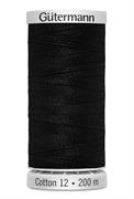 GUTERMANN - Thread Cotton 12 200M Sulky Machine Embroidery - 1005
