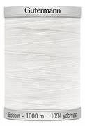 GUTERMANN - Thread Bobbin 1000M Sulky Machine Embroidery - 1001 white