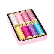 GUTERMANN Thread Box Cute & Pink Sew All/ Metallic Effect 100m - 8 reels