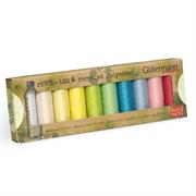 GUTERMANN Thread Set Sew All rPET 100% Recycled 100m - 10 reels - Pastels