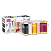 GUTERMANN Sewing Thread Storage Box & Thread Sew All 100m - 18 reels