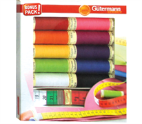 Gutermann Sewing Thread Set with Measuring Tape