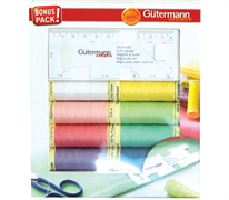 Gutermann Sewing Thread Set with Seam Gauge