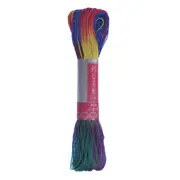 DARUMA Sashiko Thread 20/6 40m Skein Variegated Rainbow