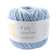 4ply Crochet Cotton BC4917 POWDER BLUE