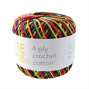 4ply Crochet Cotton BC4324 VER BRIGHTS