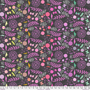 Tula Pink Prince Charming Déjà Vu Minky- Dandelion - Licorice