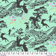 Tula Pink Prince Charming Déjà Vu - Turtle Bay - Sweetmint