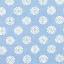 Fabric Gutermann X Birch Summer Loft Daisy 110cm X 10Mt 100% Co Dusty Blue-75