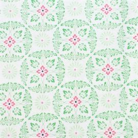 Fabric Gutermann X Birch Summer Loft Medallion  110cm X 10Mt 100% Co Soft Green-152