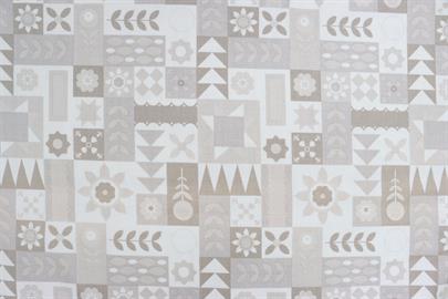 Riley Blake Printed Cotton - Retro Tiles Gray 112cm