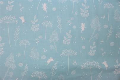 Riley Blake Printed Cotton - Garden Fairies Aqua 112cm