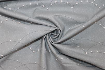 Riley Blake Printed Cotton - Hanging Lights Gray 112cm