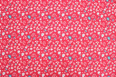 Riley Blake Printed Cotton - Pretty Flowers Hot Pink 112cm