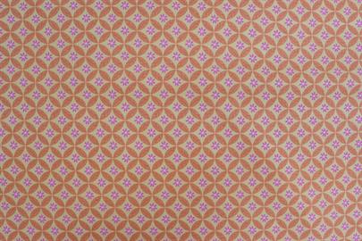 Riley Blake Printed Cotton - Floral Tiles Orange 112cm