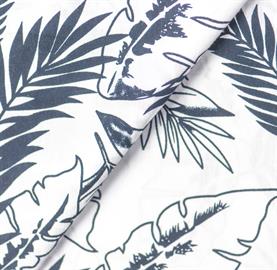 Floral Collection - 100% Cott 140Cm Width - Navy Fern