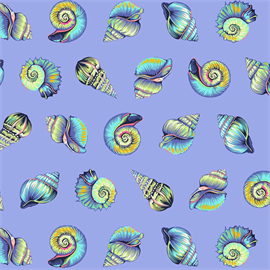 TULA PINK FLORAL REEF - LIL SHELLY - MARINE