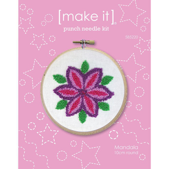 Punch Needle Kit 10cm - Mandala