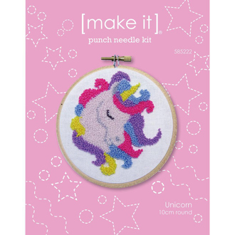 Punch Needle Kit 10cm - Unicorn