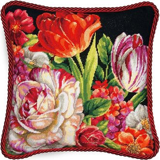 Dimensions Needlecraft - Bouquet on Black