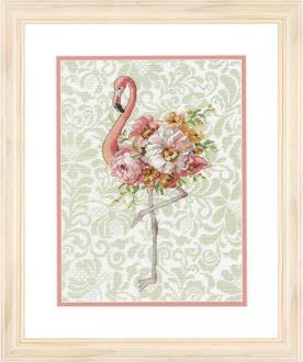 Dimensions Needlecraft - Floral Flamingo