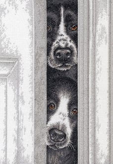 Dimensions Needlecraft - Peeking Pups