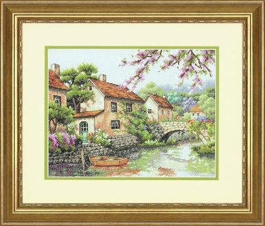Dimensions Needlecraft - Village Canal