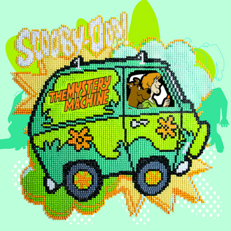 The Mystery Machine - 32 x 32cm