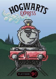 Hogwarts Express Diamond Painting Kit - 22 cm x 31.2 cm