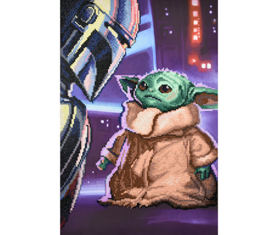 The Child And  Mandalorian - 37 x 55cm