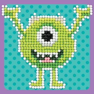 DIAMOND DOTZ - Mike Wazowski Fun - 10 x 10cm