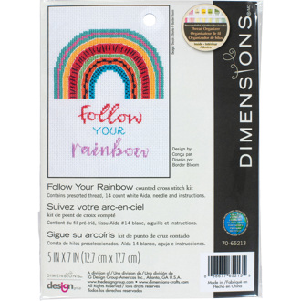 Dimensions Needlecraft - FOLLOW YOUR RAINBOW           