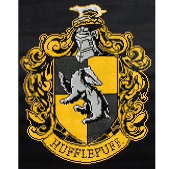 Hufflepuff Crest - 40 x 50cm