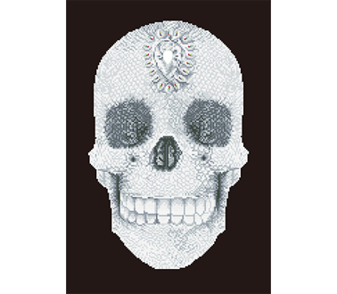 Diamond Dotz - Crystal Skull - 42 x 60cm (16.5 x 20.5in)