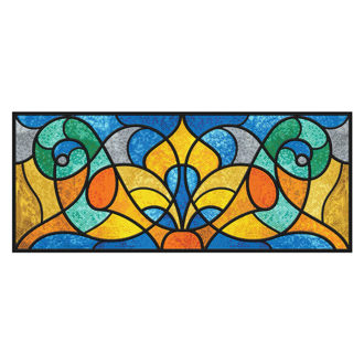 Stained Glass Study - 24 x 58cm