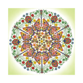 Kaleidoscope Garden - 62 x 62cm